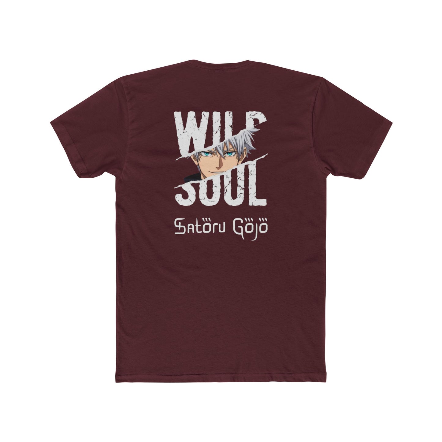 Wild Soul Satoru Gojo Anime T-Shirt graphic tee - Velcrow