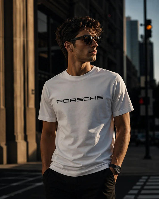 Porsche T-Shirt | Minimalist Automotive Graphic Tee for Men & Women - Velcrow