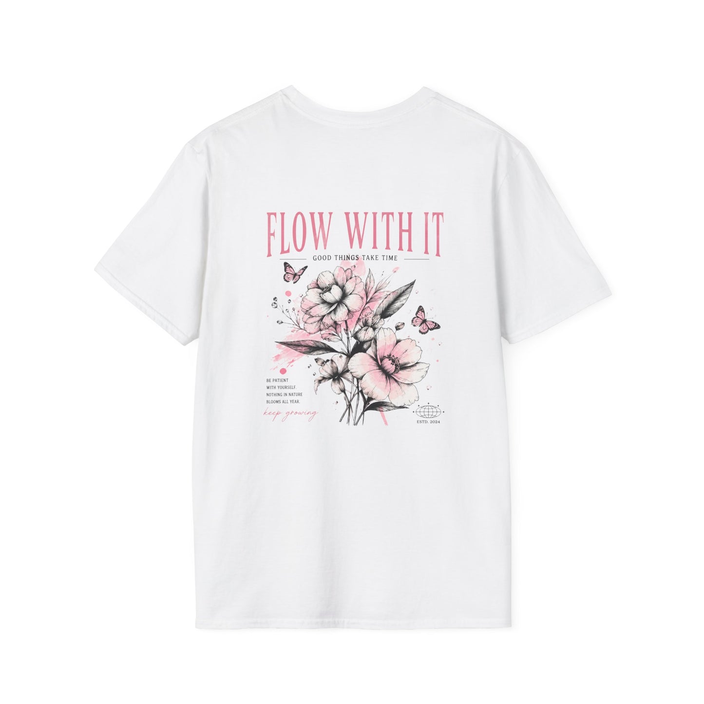 Minimal Flora design— Classic T-Shirt graphic tee - Velcrow