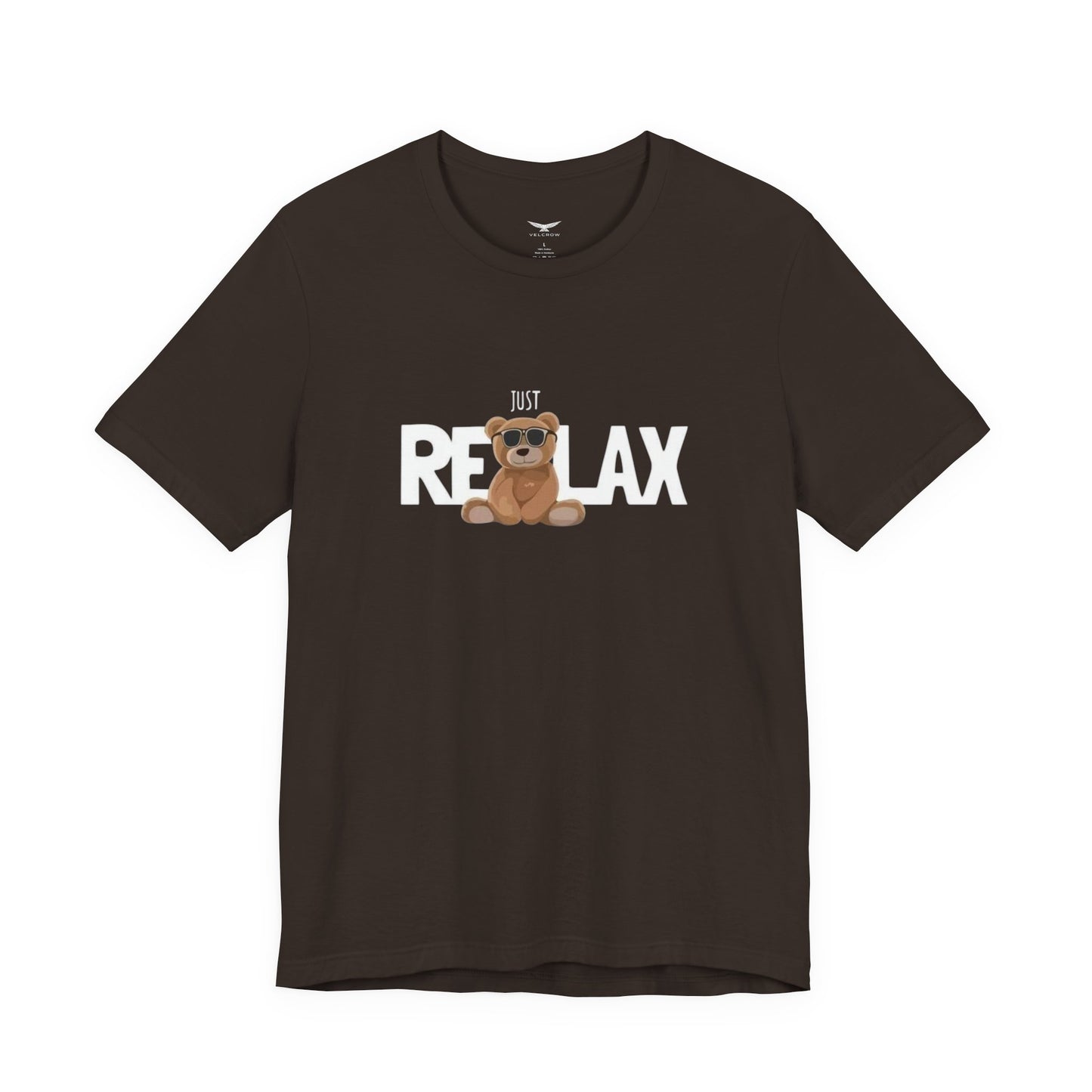 Just Relax Bear T-Shirt graphic tee - Velcrow