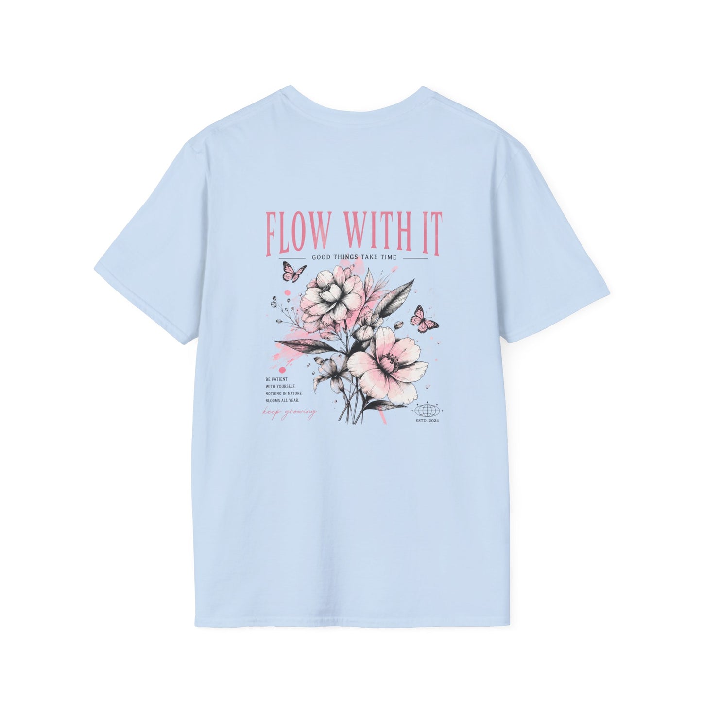 Minimal Flora design— Classic T-Shirt graphic tee - Velcrow
