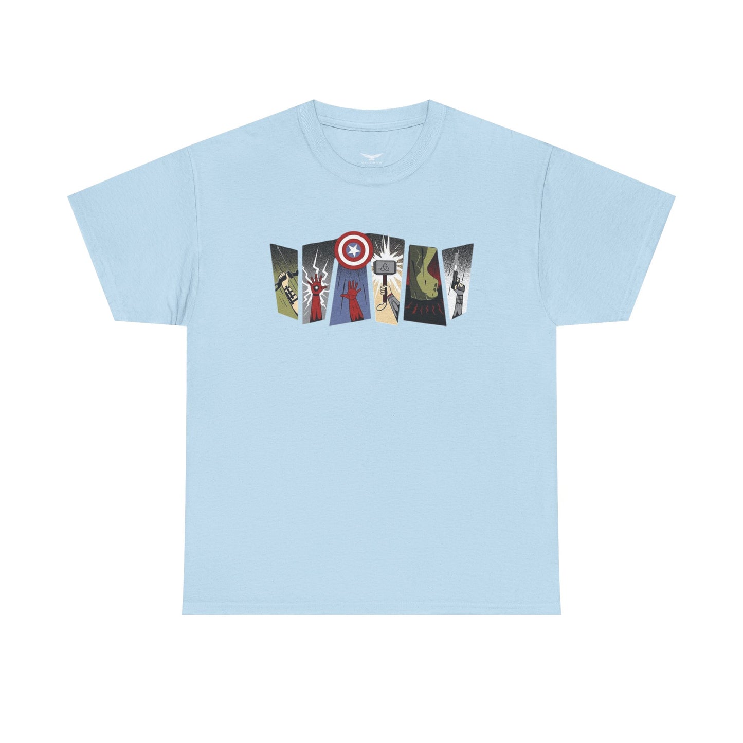 Superhero Minimalist Panel Design graphic tee - Velcrow