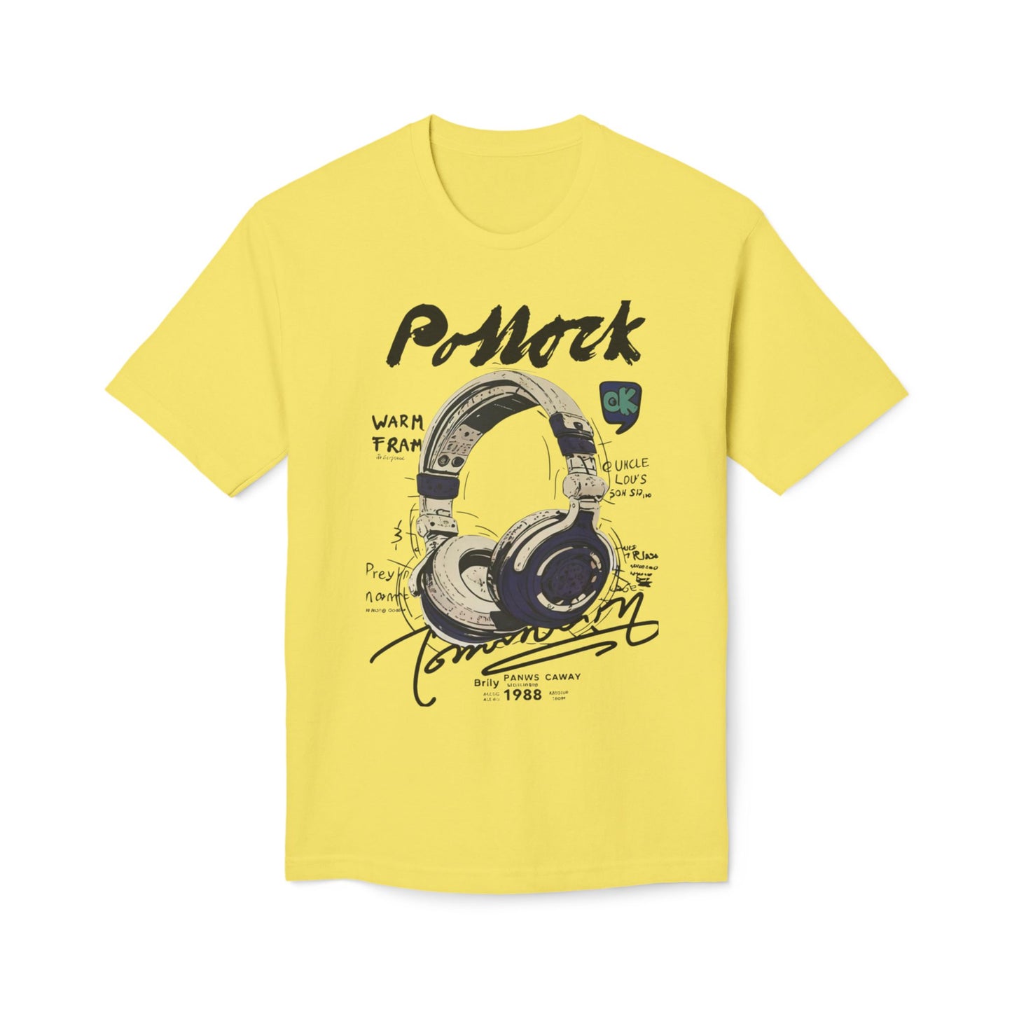 Pollock T-Shirt — Retro Music Tee graphic tee - Velcrow
