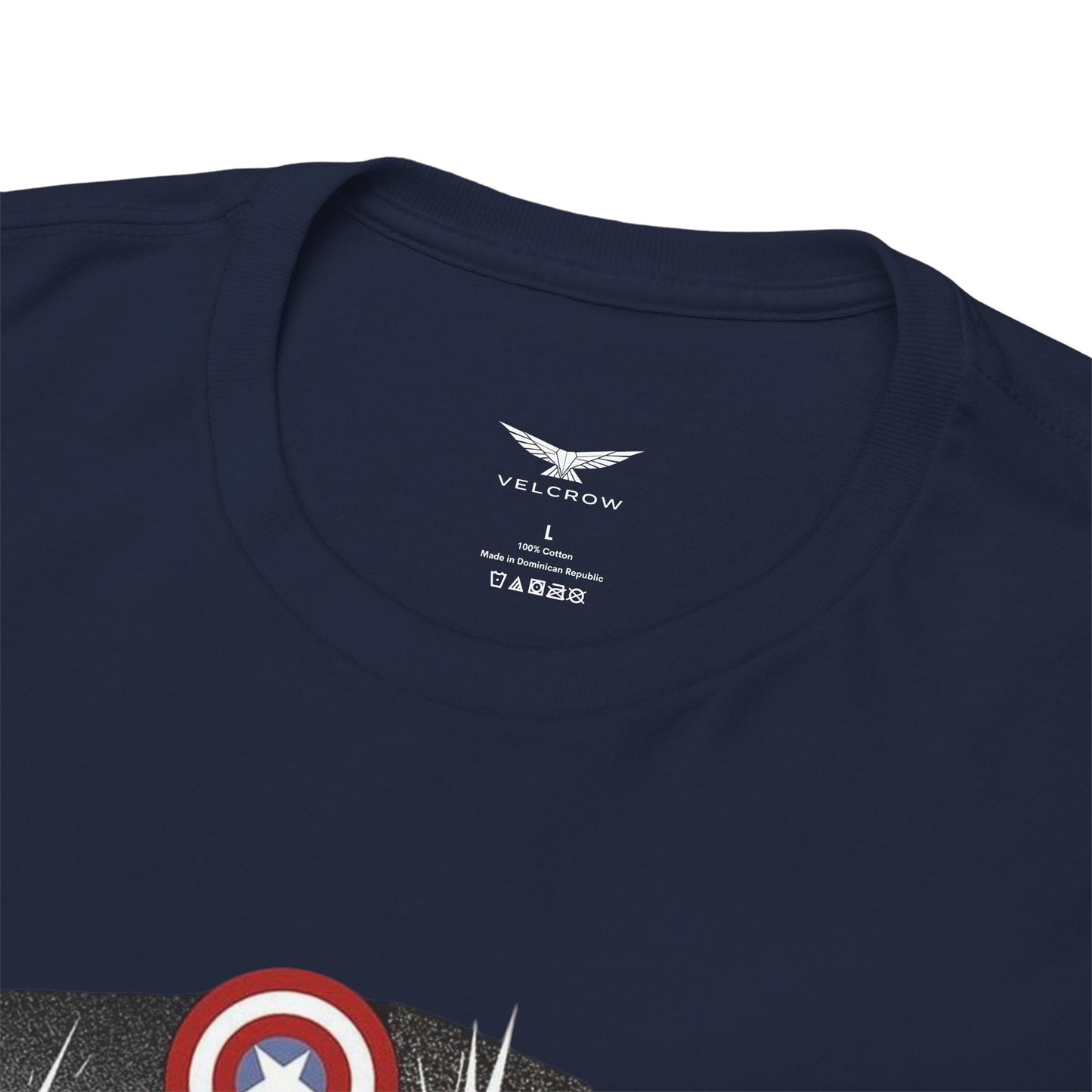 Superhero Minimalist Panel Design graphic tee - Velcrow