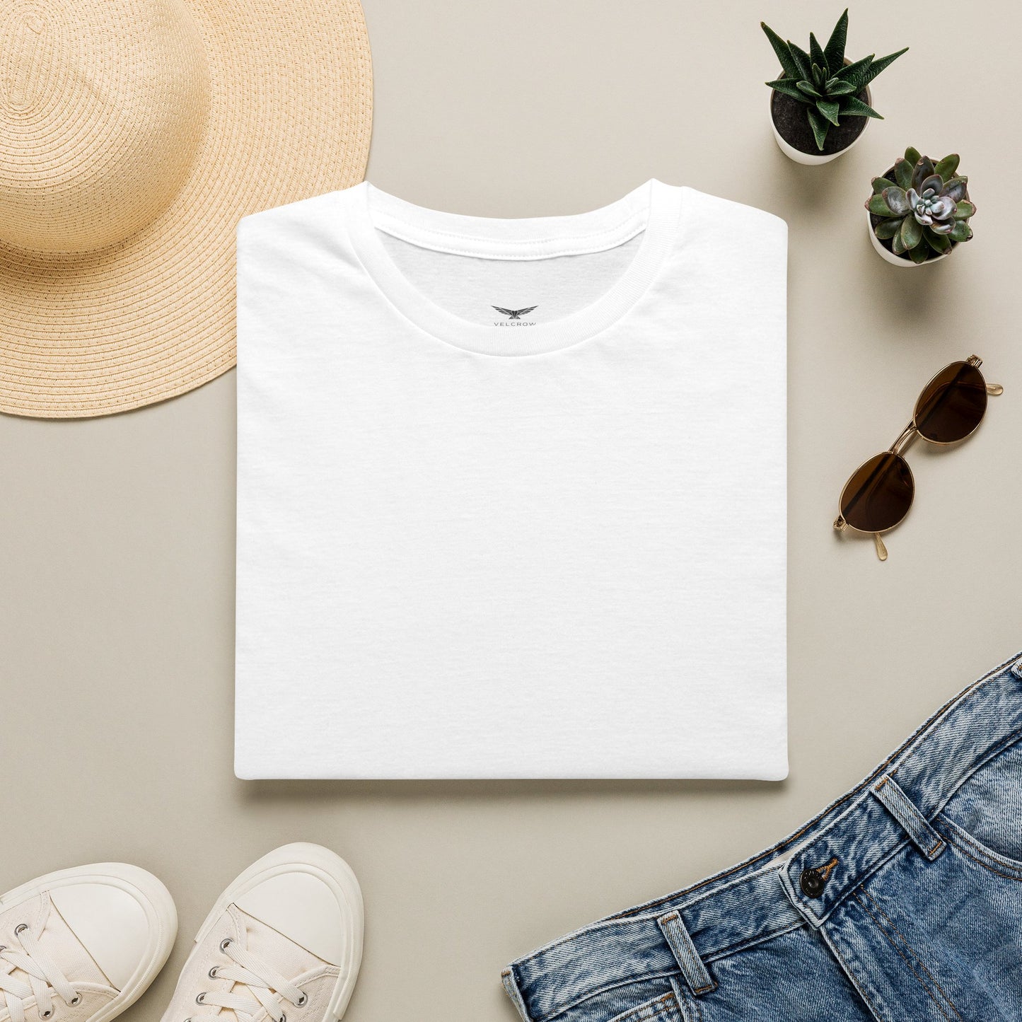 Minimal Flora design— Classic T-Shirt graphic tee - Velcrow