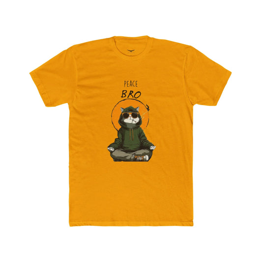 Peace Bro Cat T-Shirt - Velcrow