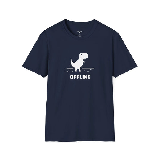 Offline Pixel Dino T-Shirt - Velcrow