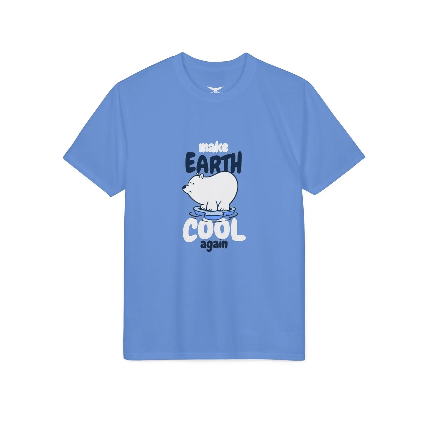 Earth Day Polar Bear 'Keep Earth Cool' T-Shirt graphic tee - Velcrow
