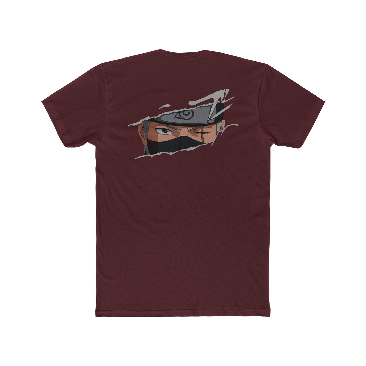 Anime-Inspired Crew T-Shirt — Shinobi Eyes graphic tee - Velcrow