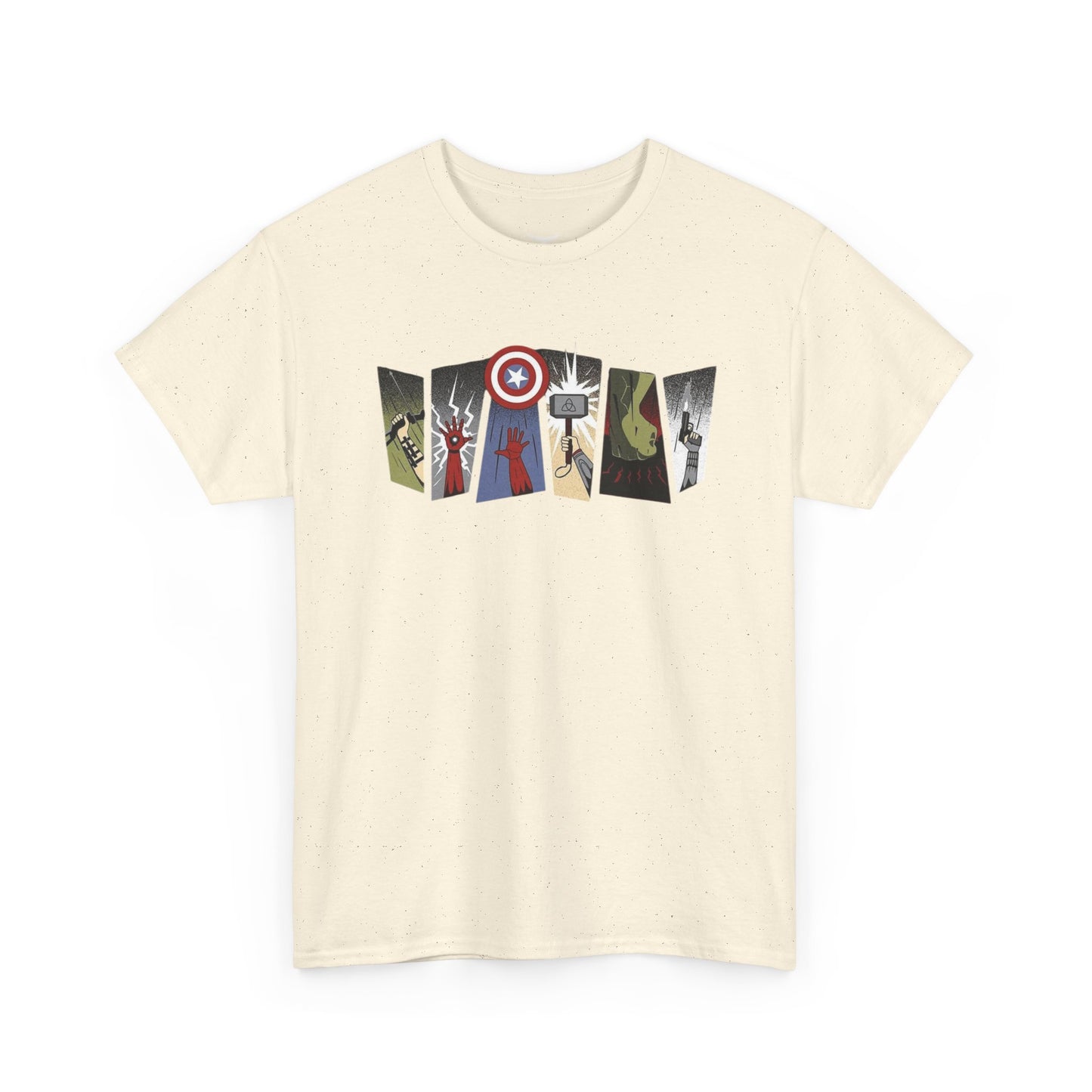 Superhero Minimalist Panel Design graphic tee - Velcrow