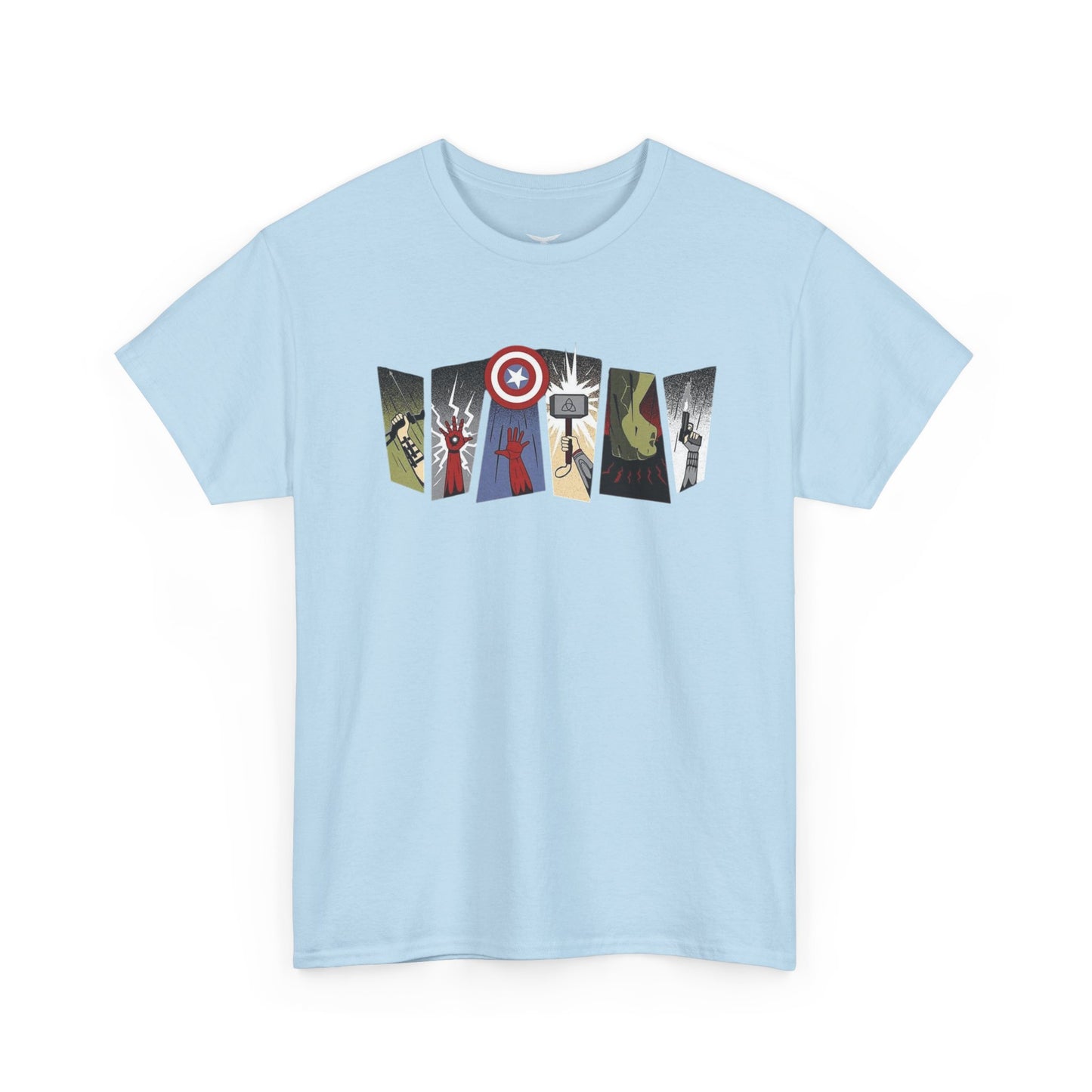 Superhero Minimalist Panel Design graphic tee - Velcrow