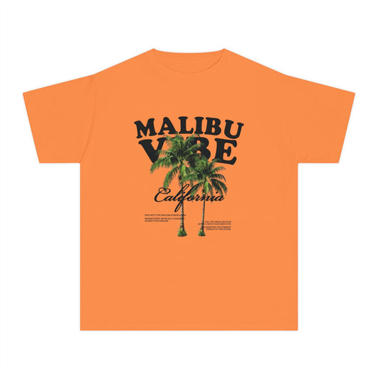 Malibu Vibe Youth Tee — California Palm Tree Graphic - Velcrow