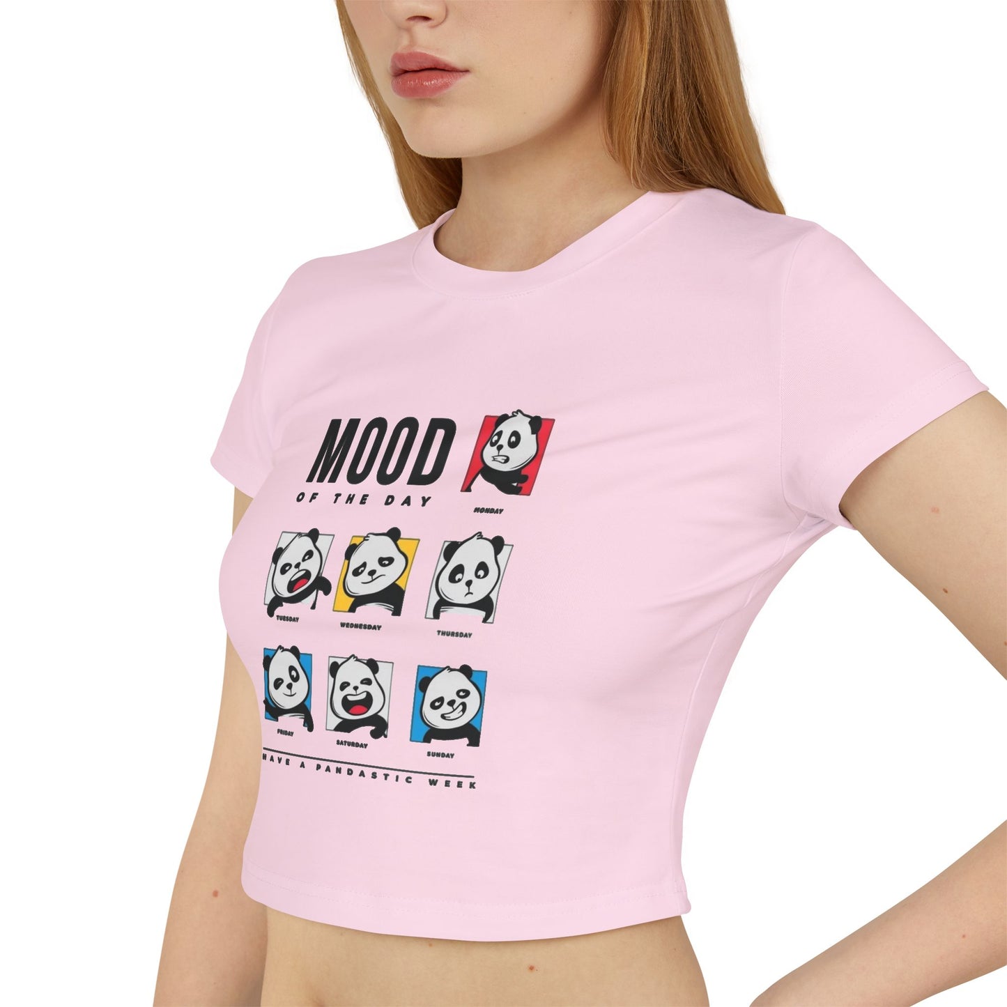 Women's Baby Tee — Cute Emotional Expression graphic tee - Velcrow