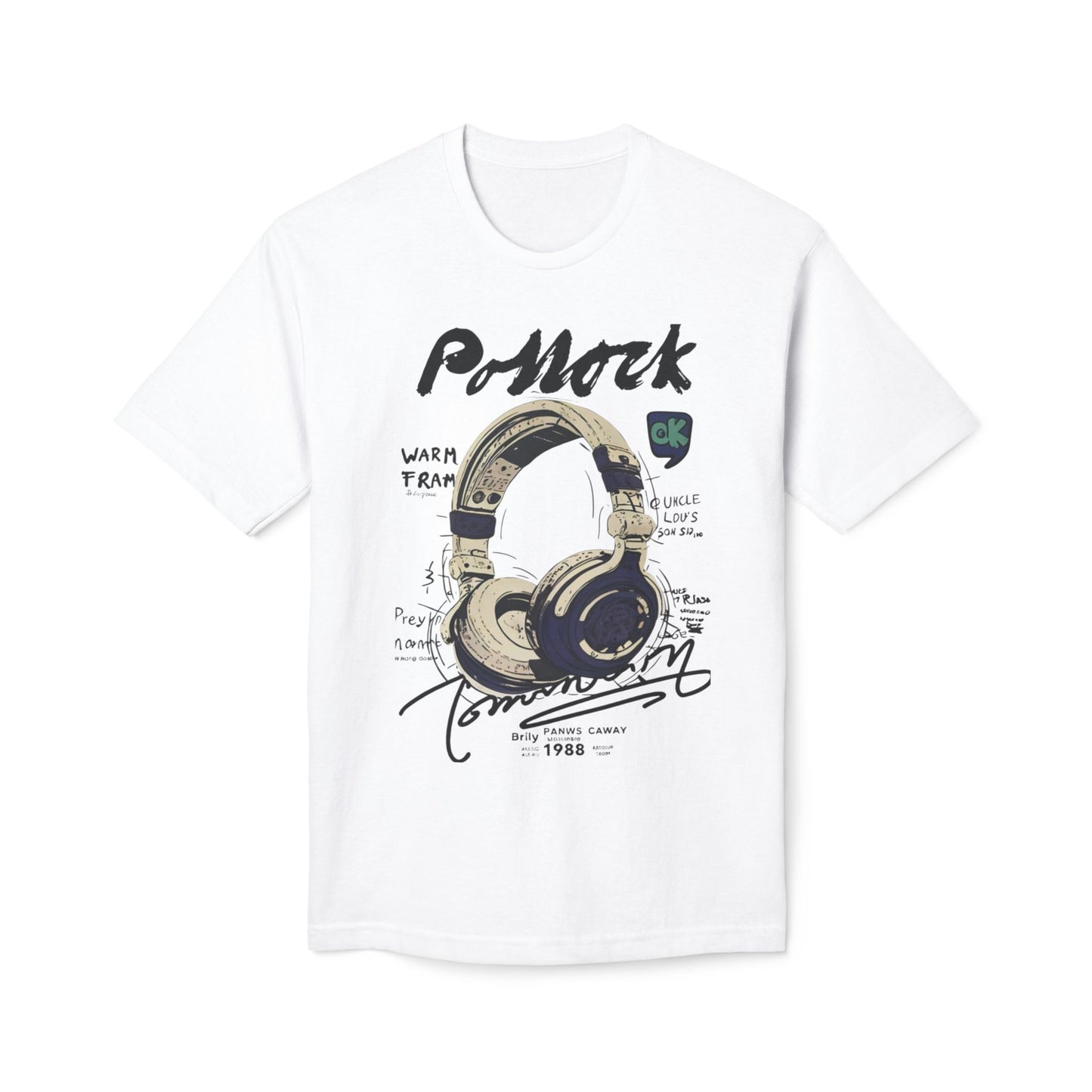 Pollock T-Shirt — Retro Music Tee graphic tee - Velcrow