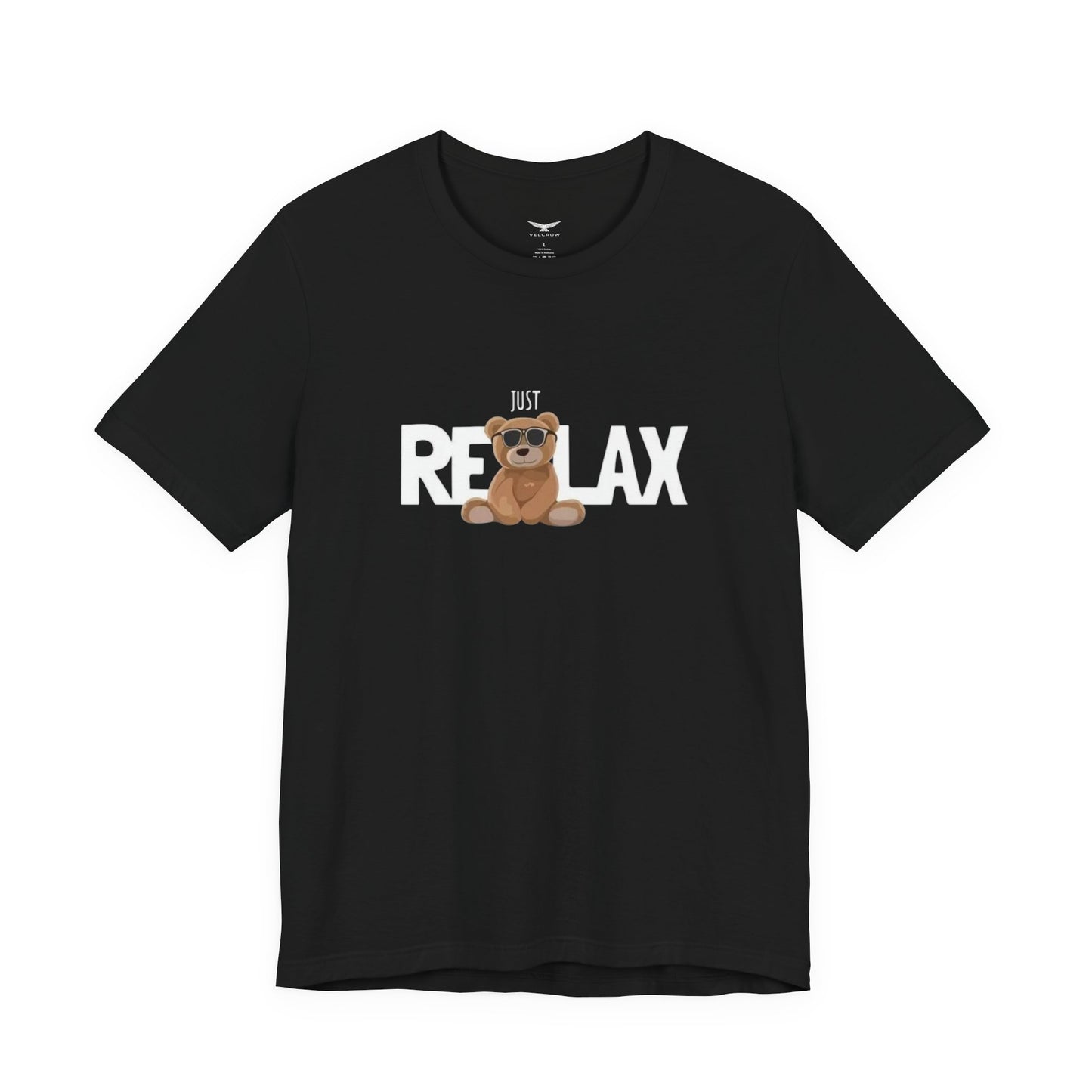 Just Relax Bear T-Shirt graphic tee - Velcrow