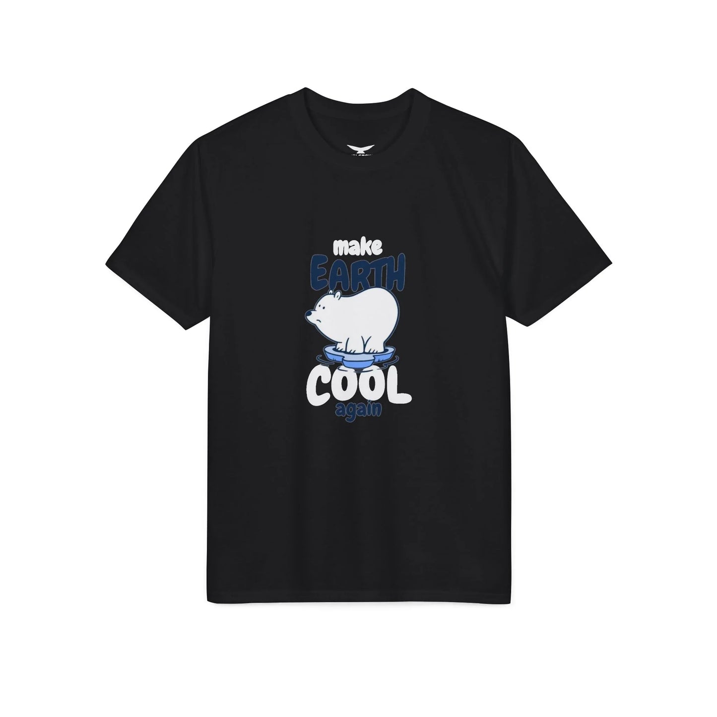 Earth Day Polar Bear 'Keep Earth Cool' T-Shirt graphic tee - Velcrow