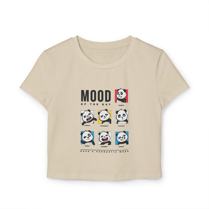 Women's Baby Tee — Cute Emotional Expression
