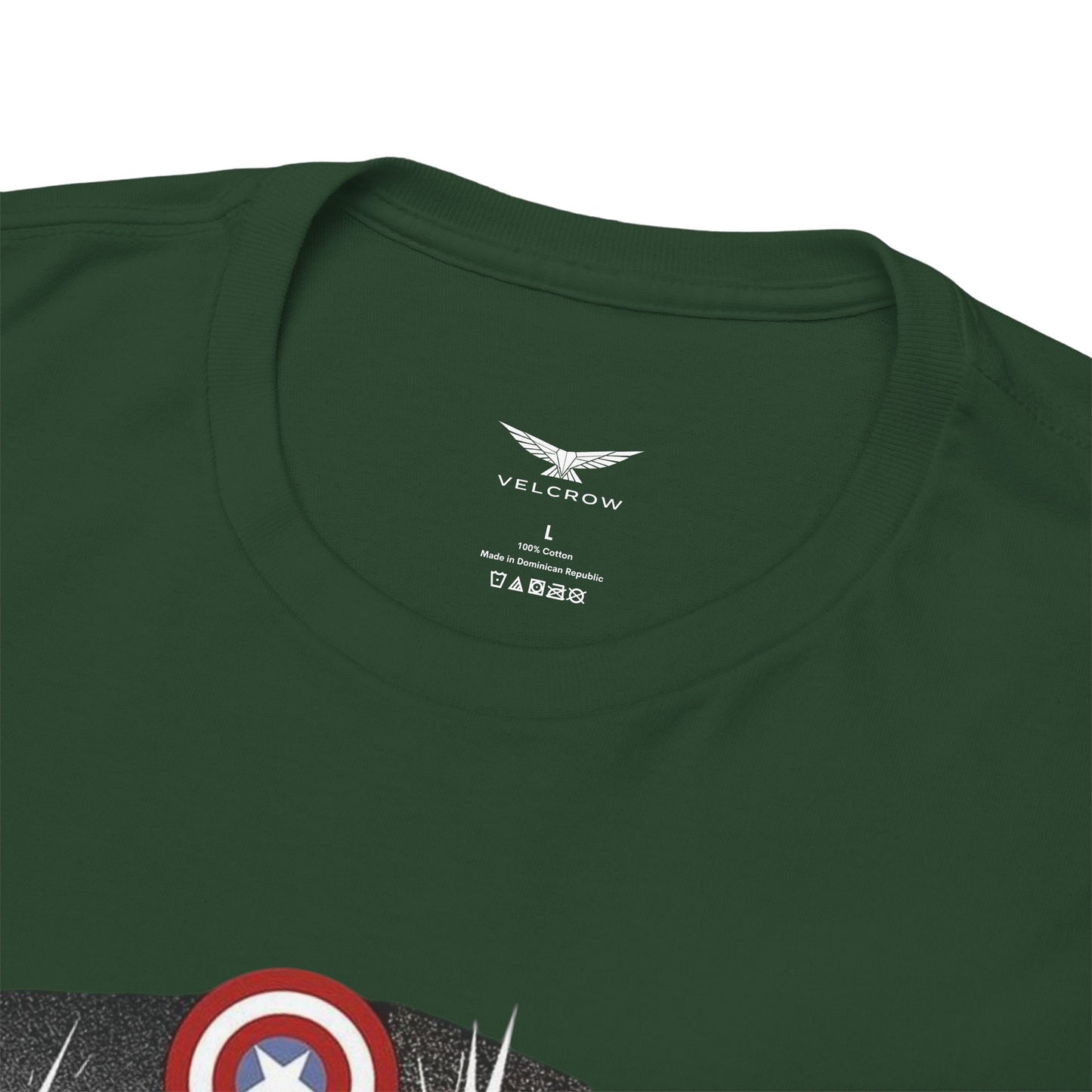 Superhero Minimalist Panel Design graphic tee - Velcrow