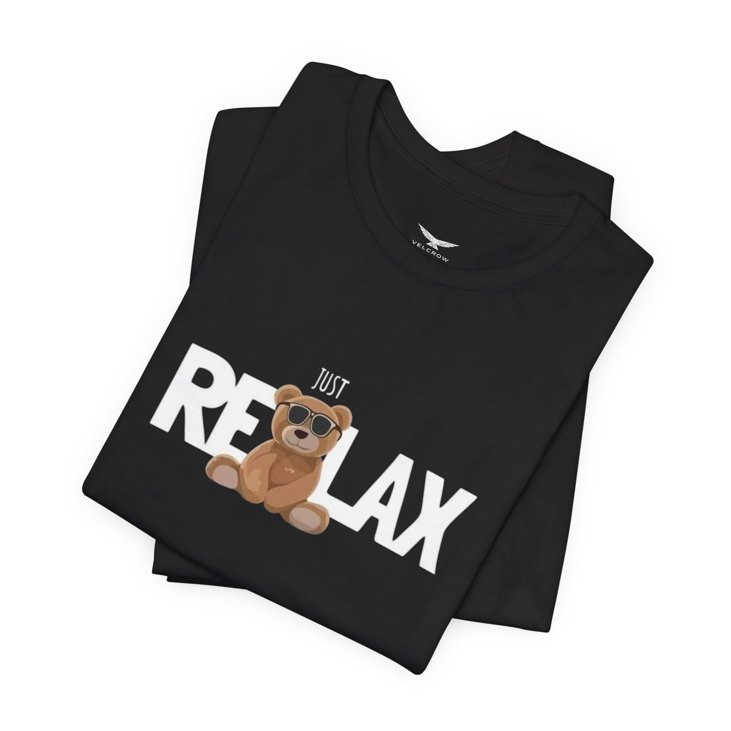 Just Relax Bear T-Shirt graphic tee - Velcrow