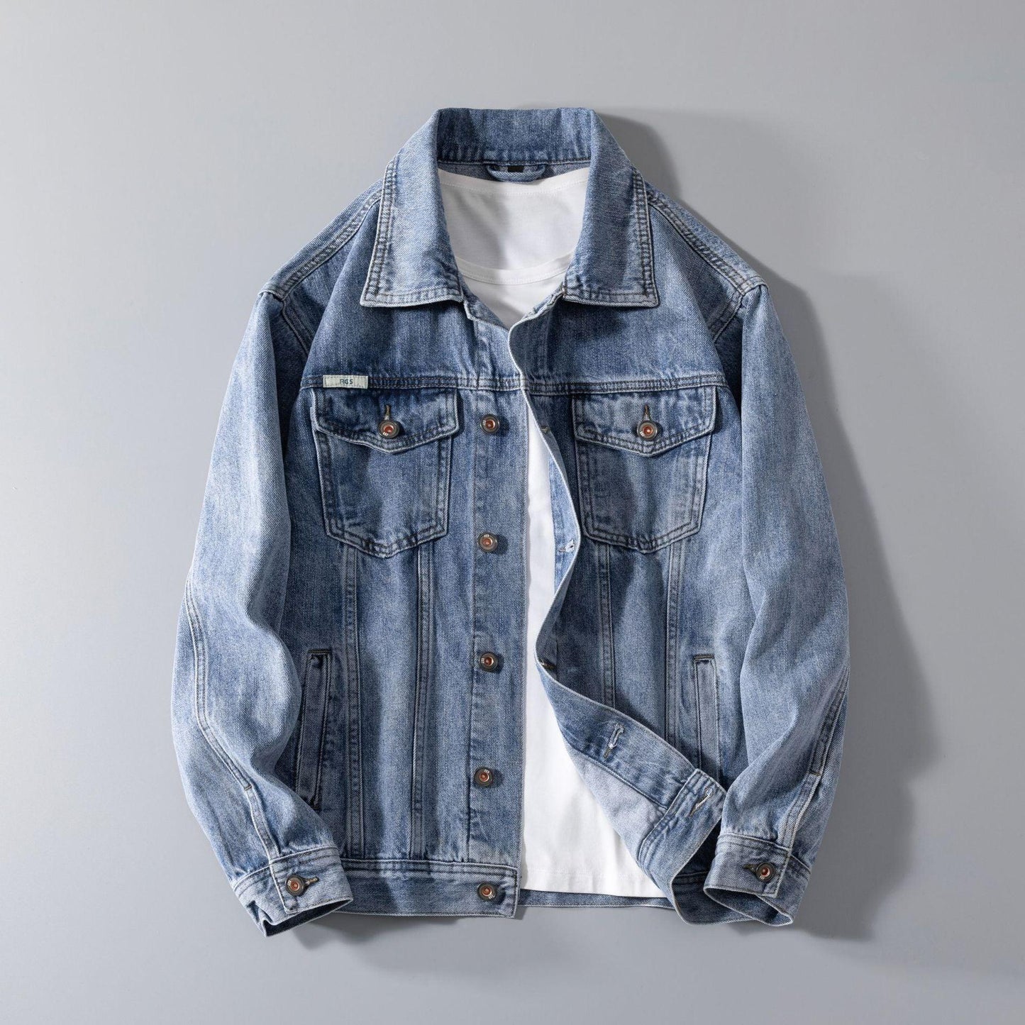 Heavy Industry Retro Denim Jacket Men - The Velcrow