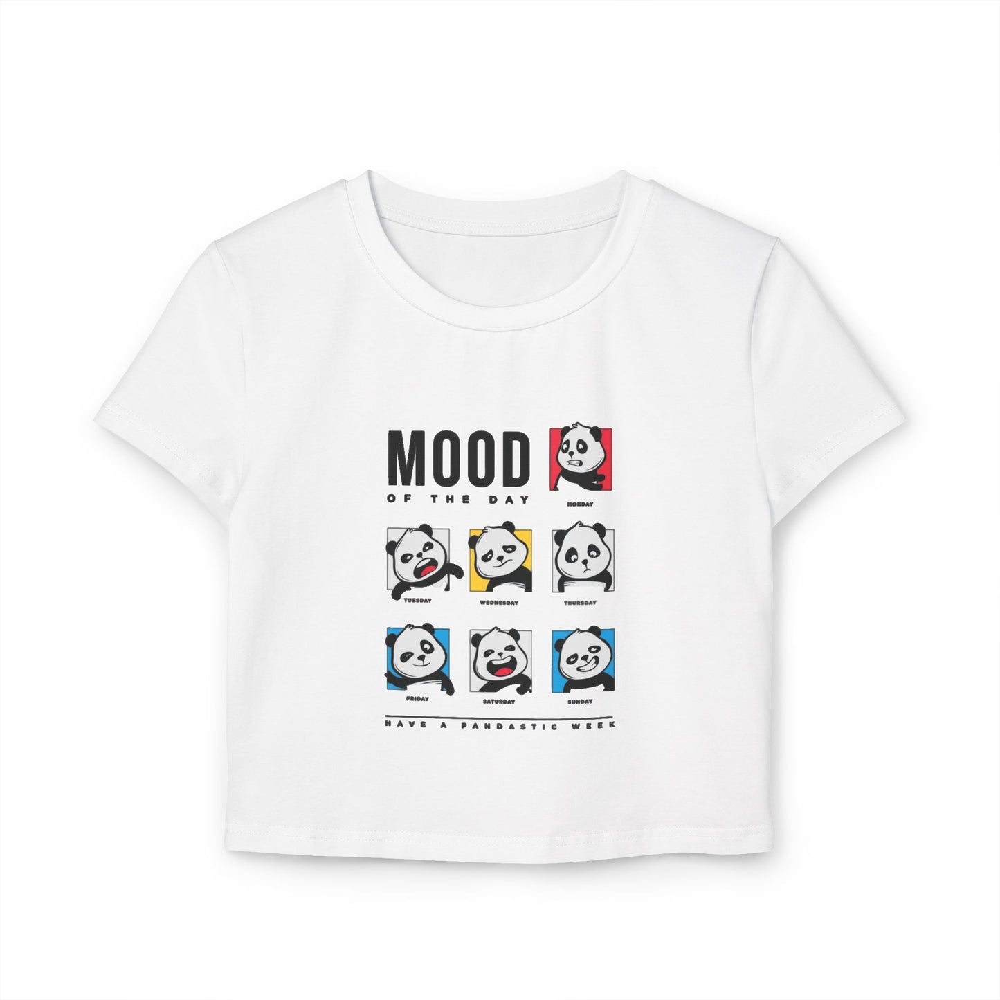 Women's Baby Tee — Cute Emotional Expression graphic tee - Velcrow