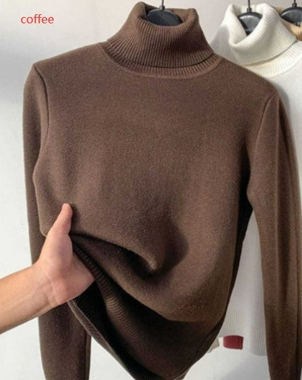 Women’s Fleece Turtleneck Sweater