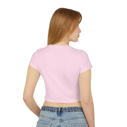 Women's Baby Tee — Cute Emotional Expression