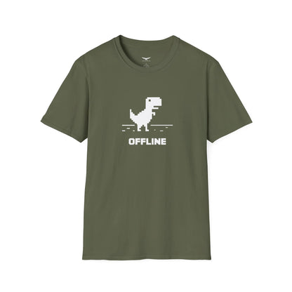 Offline Pixel Dino T-Shirt