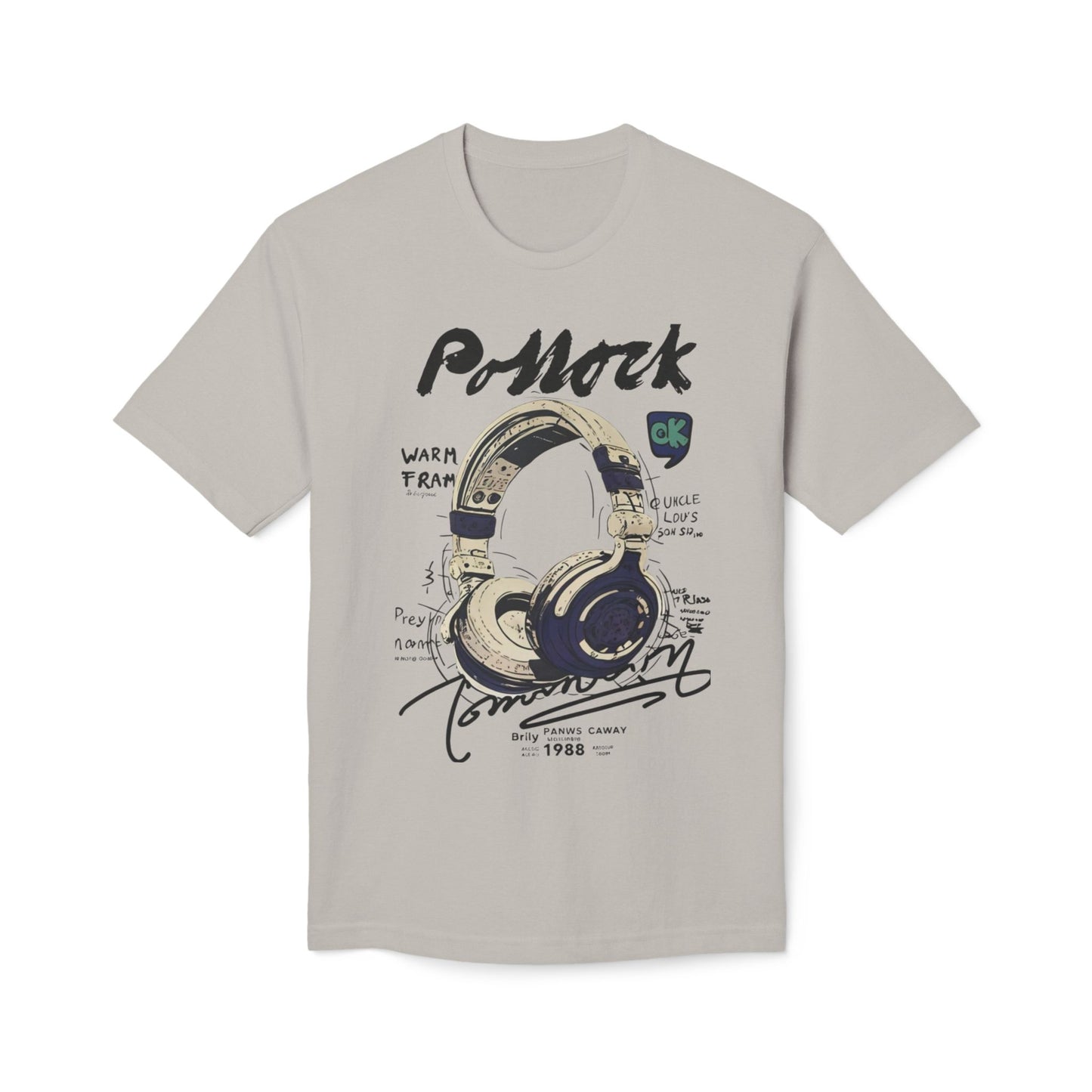 Pollock T-Shirt — Retro Music Tee graphic tee - Velcrow