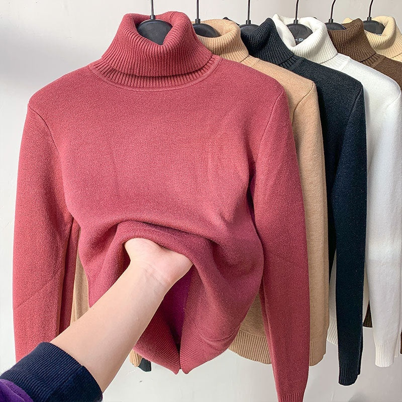 Women’s Fleece Turtleneck Sweater