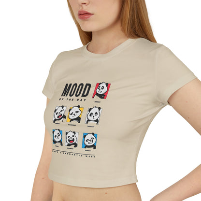 Women's Baby Tee — Cute Emotional Expression