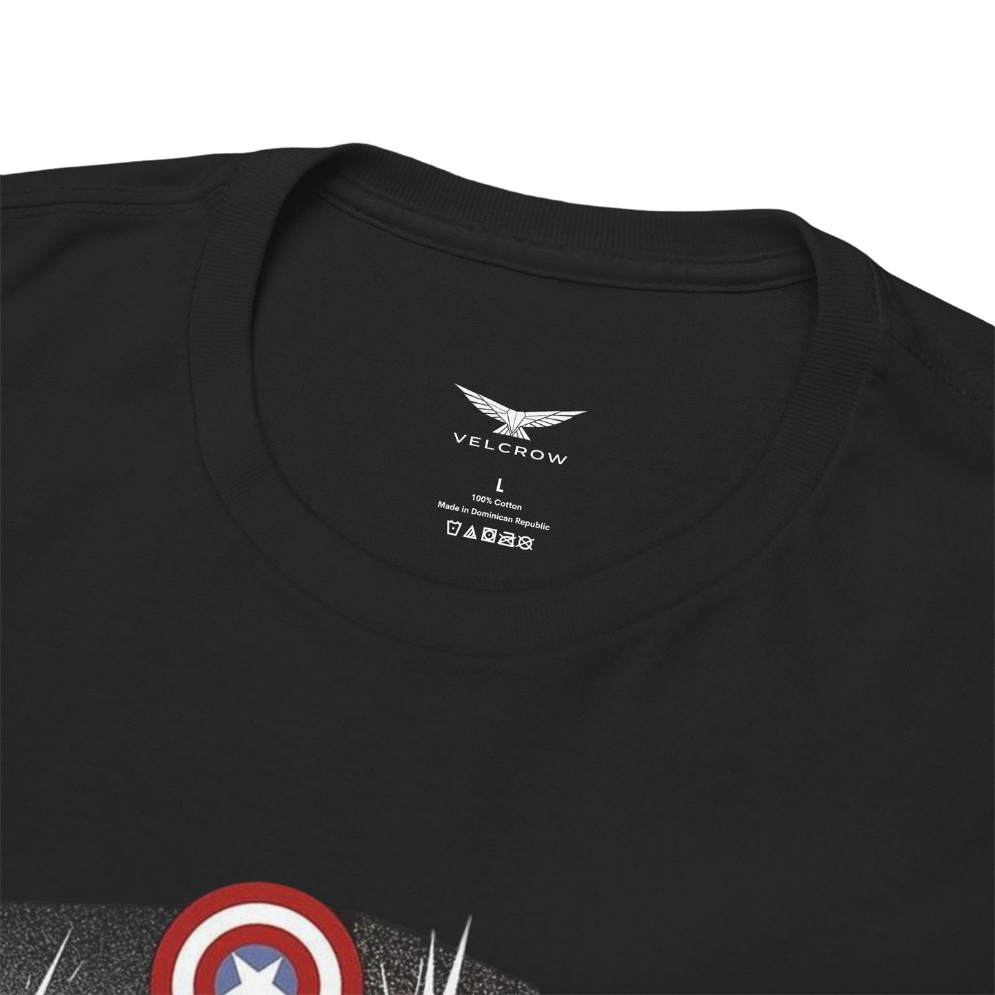 Superhero Minimalist Panel Design graphic tee - Velcrow