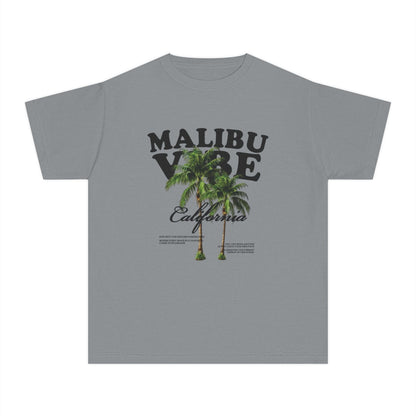 Malibu Vibe Youth Tee — California Palm Tree Graphic