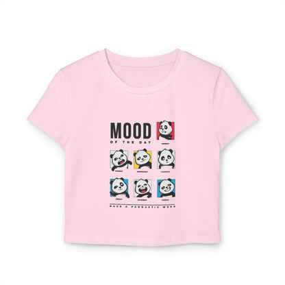 Women's Baby Tee — Cute Emotional Expression