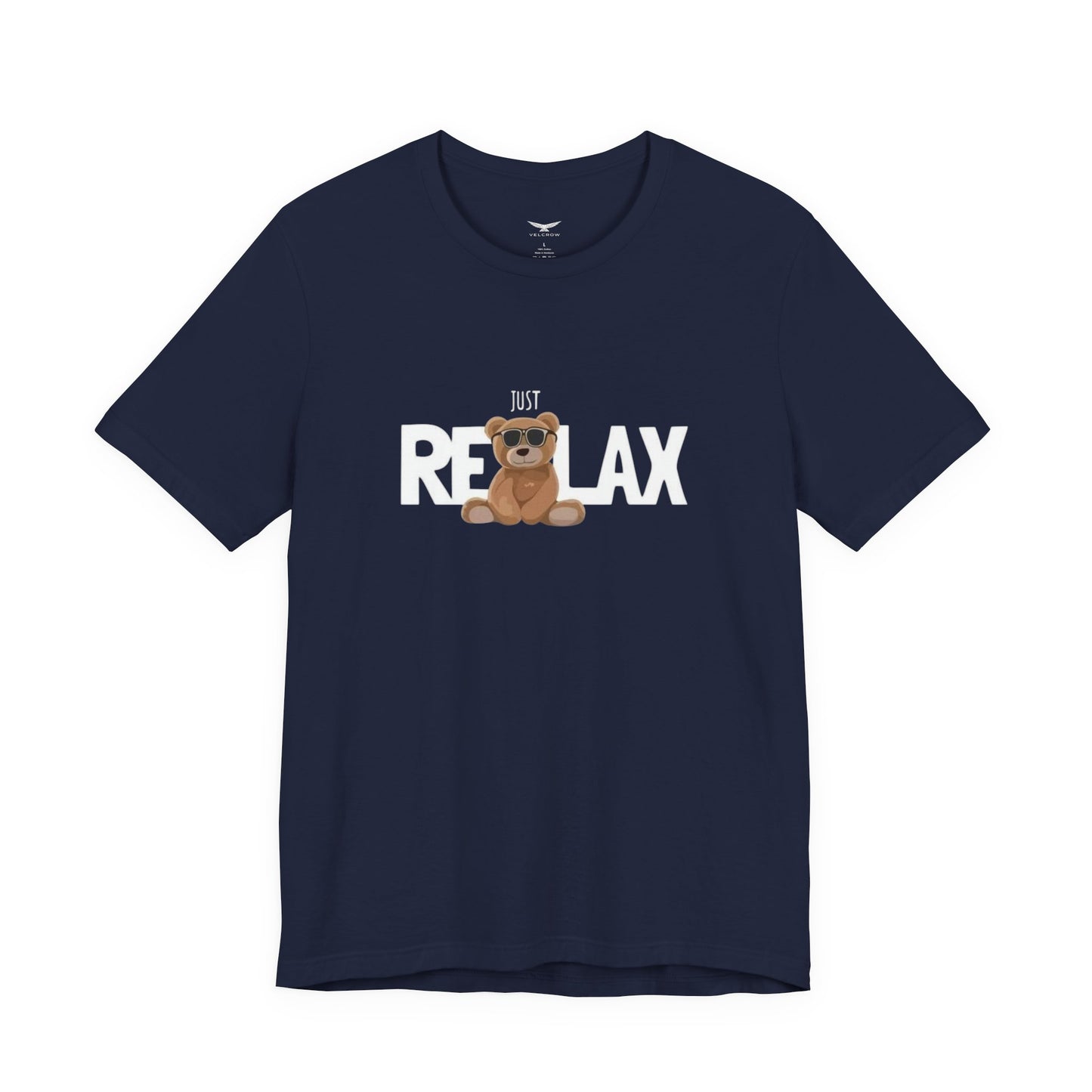 Just Relax Bear T-Shirt graphic tee - Velcrow