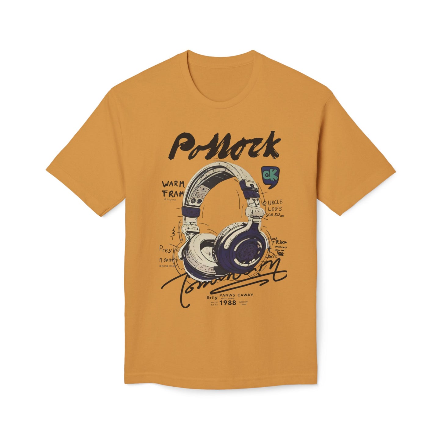 Pollock T-Shirt — Retro Music Tee graphic tee - Velcrow