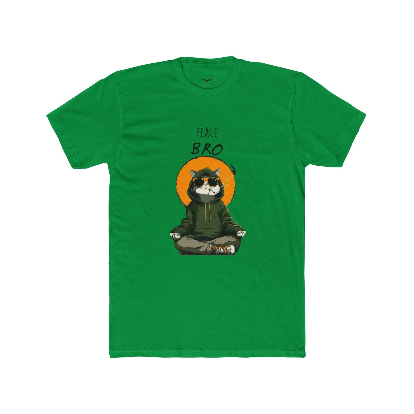 Peace Bro Cat T-Shirt graphic tee - Velcrow