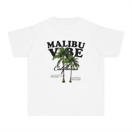 Malibu Vibe Youth Tee — California Palm Tree Graphic - Velcrow