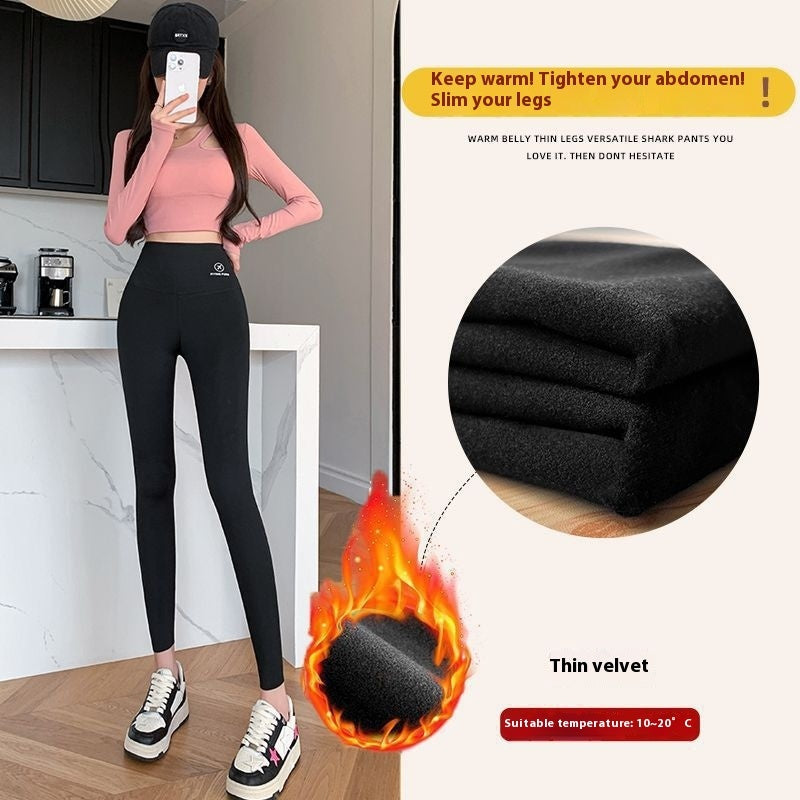 Women Autumn Winter Skinny Shark Pants