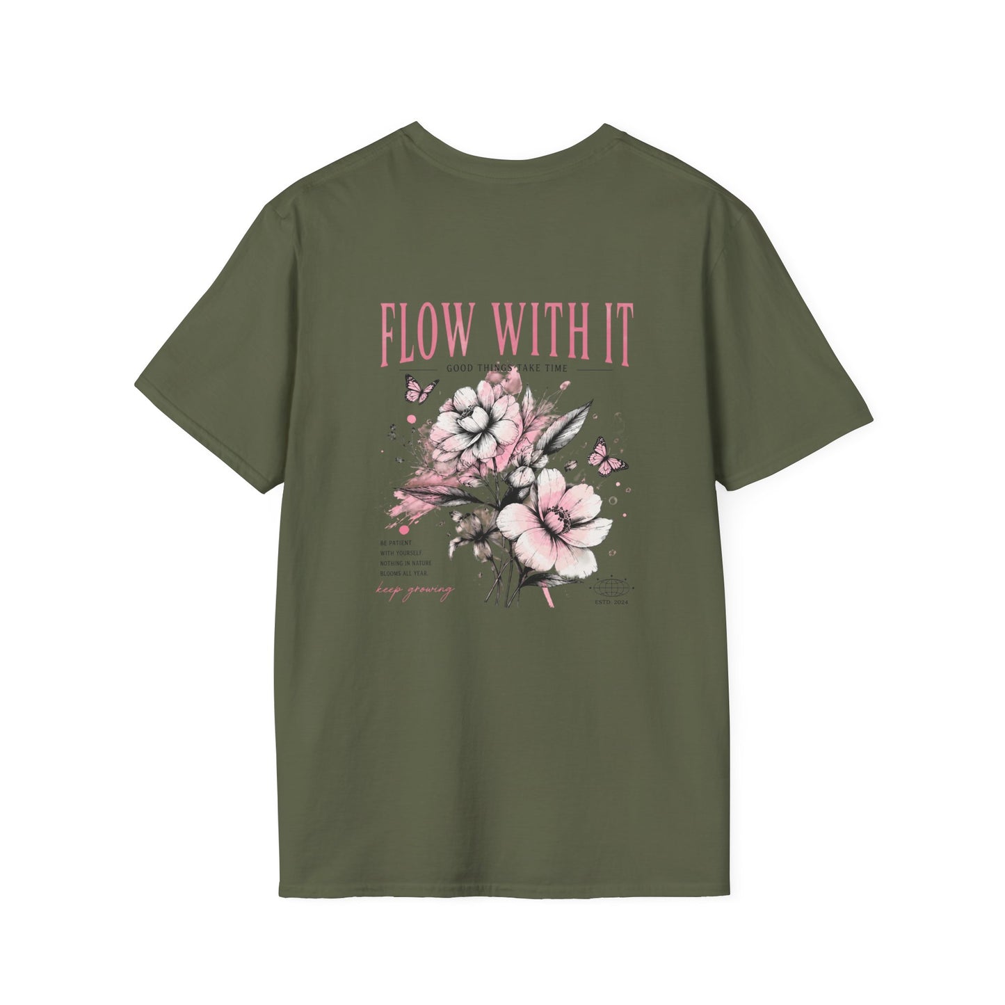 Minimal Flora design— Classic T-Shirt graphic tee - Velcrow