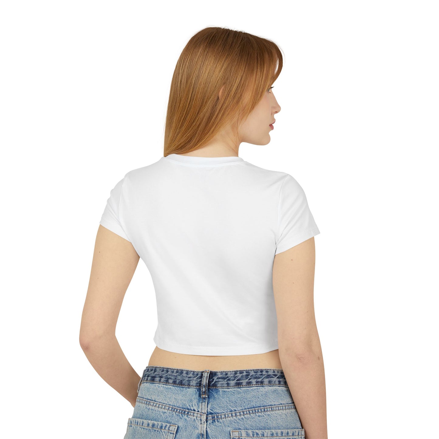 Women's Baby Tee — Cute Emotional Expression graphic tee - Velcrow