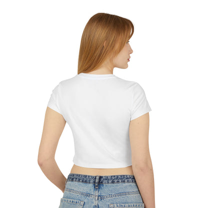 Women's Baby Tee — Cute Emotional Expression