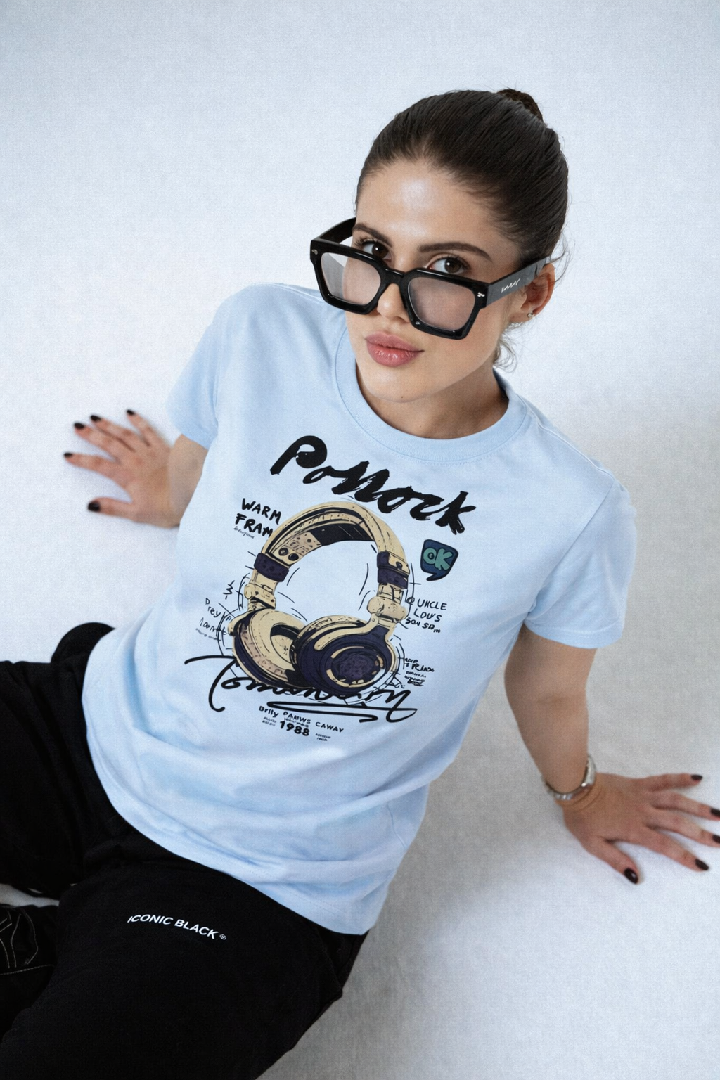 Pollock T-Shirt — Retro Music Tee graphic tee - Velcrow