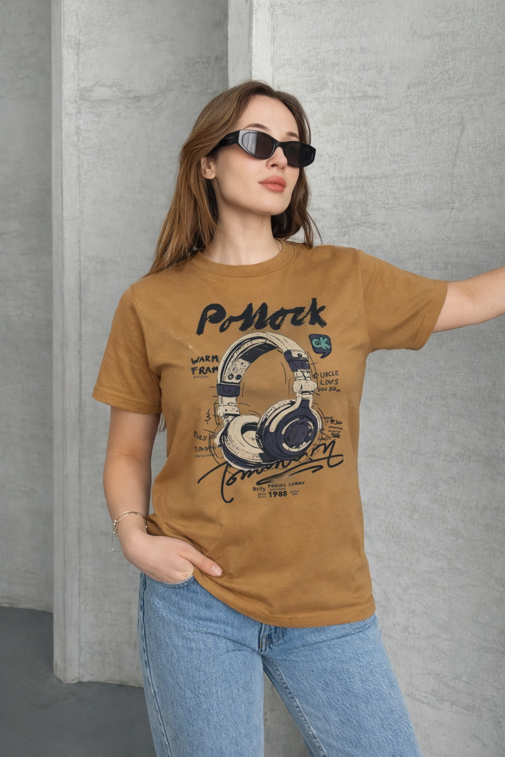Pollock T-Shirt — Retro Music Tee graphic tee - Velcrow