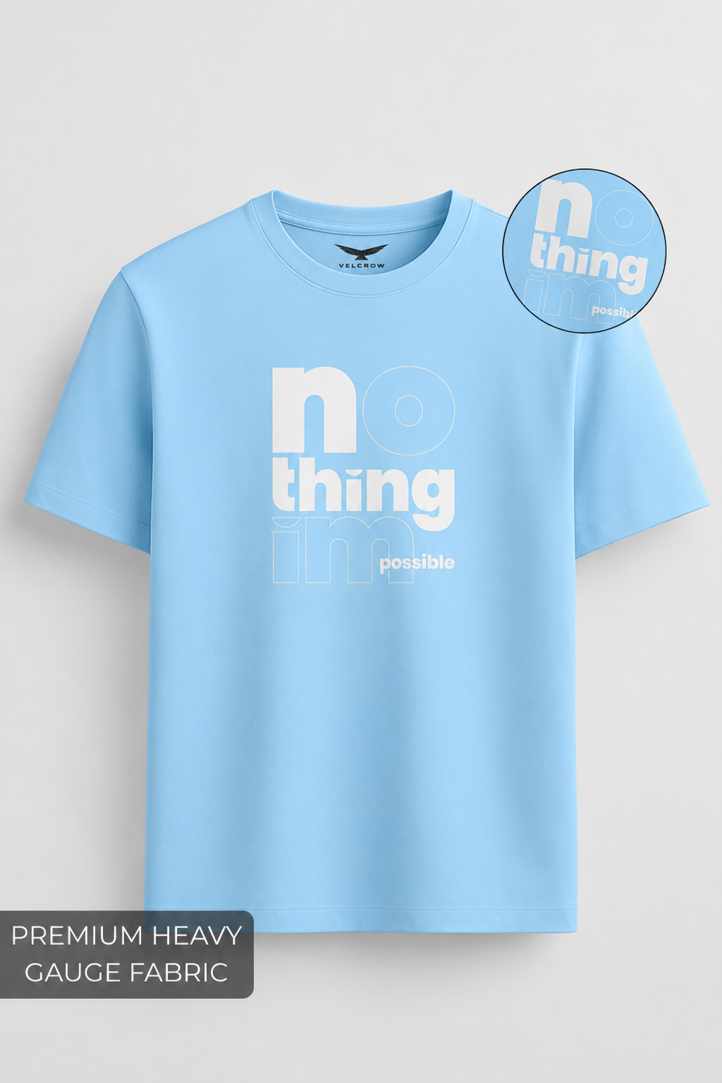 Nothing Impossible Premium T-Shirt graphic tee - Velcrow