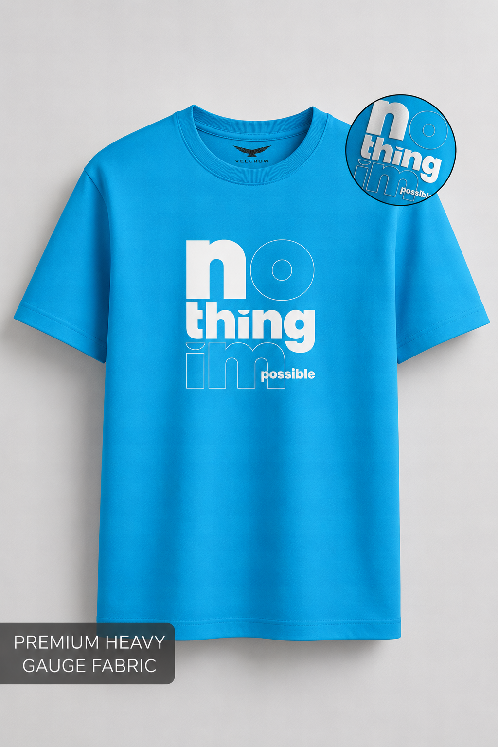 Nothing Impossible Premium T-Shirt graphic tee - Velcrow
