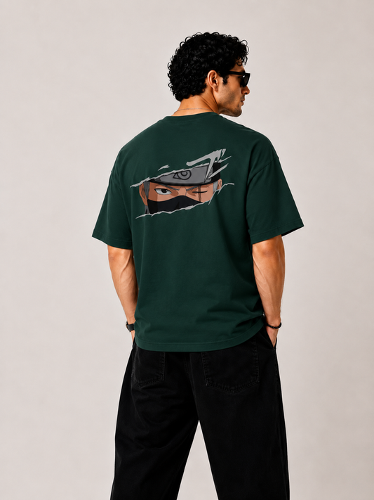 Anime Shinobi Eyes T-Shirt | Naruto-Inspired Graphic Tee for Men & Women - Velcrow