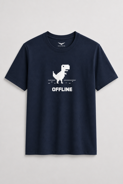 Offline Pixel Dino T-Shirt