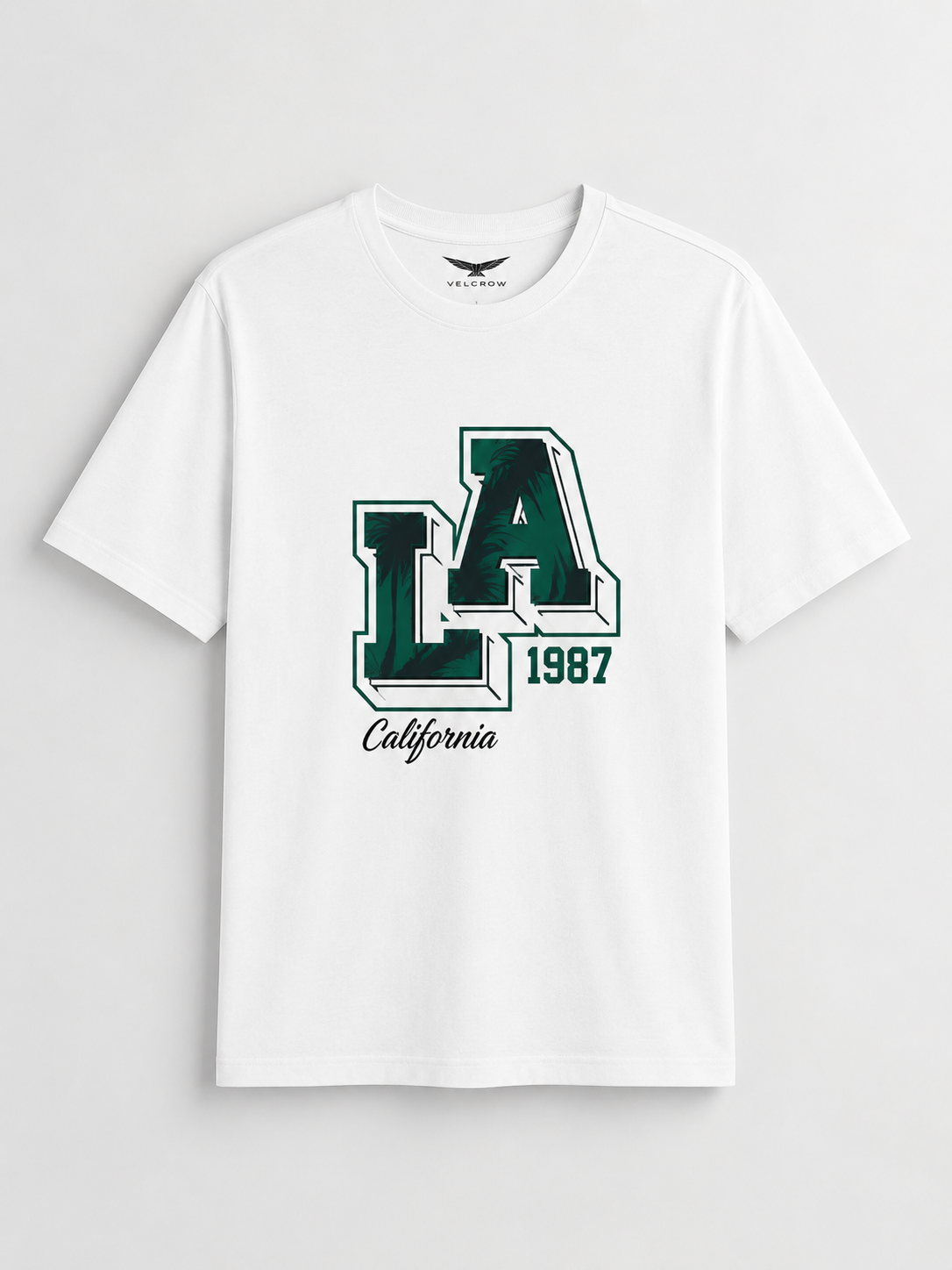 LA California Los Angeles T‑Shirt graphic tee - Velcrow