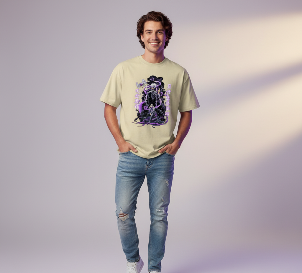 oversized high neck t-shirt